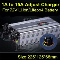 จอแอลซีดีสเก็ตบอร์ดแบตเตอรี่ลิเธียม Lifepo4 72V ปรับ1a ได้สำหรับ20S 84V 21S 88.2V Li Ion 24S 87.6V 23S 84V 84V