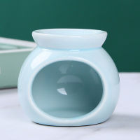 feibeinan66 Porcelain AROMA Burner น้ำมันหอมระเหย furance มินิเชิงเทียนสีทึบเซรามิคงานฝีมือกลิ่นหอมรายการห้องนั่งเล่นตกแต่งบ้าน