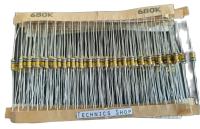 ตัวต้านทาน 680 Kโอห์ม 1/4W จำนวน 20 ตัว Resistor 680 KOhm 20 pcs.