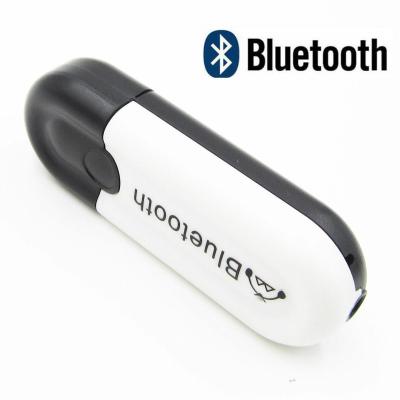 USB Bluetooth บลูทูธมิวสิครับสัญญาณเสียง 3.5mmแจ็คสเตอริโอไร้สาย HJX-001
