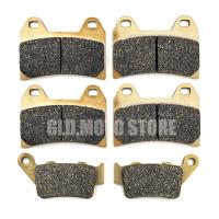 Motorcycle Brass Alloys Front / Rear Brake Pads For BMW G650X F800GT F800R F800S F800ST Touring