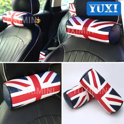 Car Seat Cervical Spine PP Cotton Leather Headrest For BMW MINI ONE Cooper JCW F54 F55 F56 F57 F60 R56 R60 Interior Accessories