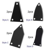 2x คอร่วมแผ่นแทนที่ Accs Neckplate เบาะชิมกีตาร์คอแผ่นสำหรับกีต้าร์โท