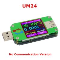 ที่ทดสอบ Usb Um24 Qc 2.0 3.0ที่ชาร์จเร็วเครื่องทดสอบความจุของแบตสำรองยูเอสบีมิเตอร์ไฟฟ้าแอมมิเตอร์มิเตอร์วัดกระแสไฟ