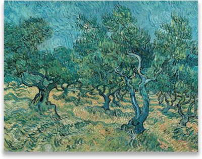 ต้นมะกอกโดยโปสเตอร์ Van Gogh Van Gogh ต้นไม้ในป่างานศิลปะทิวทัศน์ติดผนังพิมพ์งานศิลปะจิตรกรรมฟิลด์ศิลปะบนผืนผ้าใบสำหรับติดกำแพงสำหรับห้องครัวของตกแต่งผนังบ้านไม่มีกรอบ Esxcm