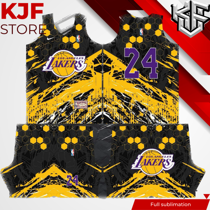 LAKERS 48 BASKETBALL JERSEY FULL SUBLIMATION HIGH QUALITY FABRICS ...