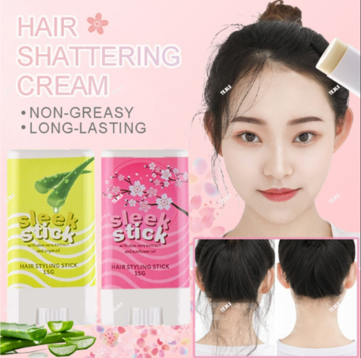 Sleek Stick Hair Styling Wax With Aloe Vera Extract Argan Oil