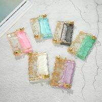 1ชิ้นใหม่เรซิ่นตะปูแปลกใหม่ศิลปะแบบทำมือจานสีกุหลาบพนมเปญสวมใส่เล็บเล็บปลอม LMB3824น้ำยาล้างกาว