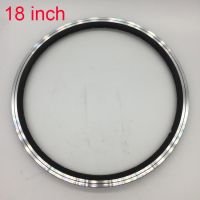 18 inch bike rim double layer aluminum alloy bicycle rims 20/24/28/32/36 hole A/V valve black rim