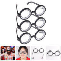 Boomss 3PCS Nerd Glasses Halloween Funny Party Glasses Dress Up Accessories