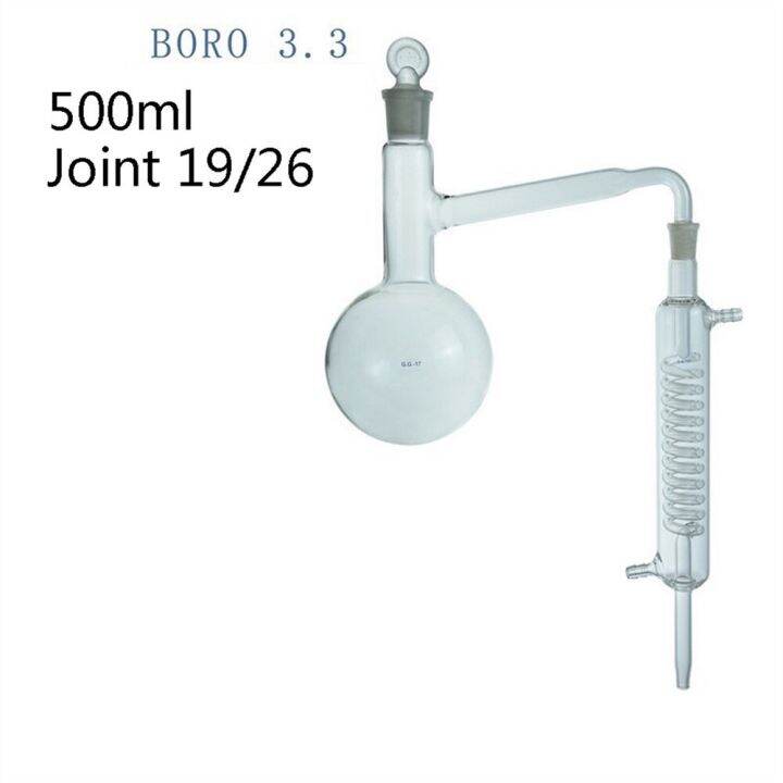 500Ml Distillation Apparatus With Ground Glass Joint 19/26