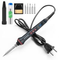 90W 80W Electric Soldering Iron Digital Temperatura Adjustment Auto Sleep Internal Ceramic Heating Electronic Welding Tools