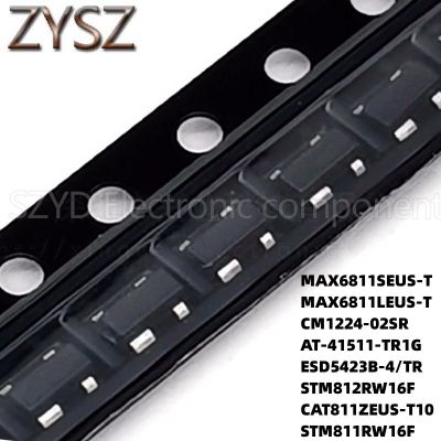 100PCS SOT143 MAX6811SEUS-T MAX6811LEUS-T CM1224-02SR AT-41511-TR1G ESD5423B-4/TR STM812RW16F CAT811ZEUS-T10 STM811RW16F Electronic components