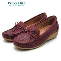 ✴▫ xing lu nan [Shop Malaysia] POLO HILL Ladies Low Wedge Heel Slip On Loafer Shoes Plsl-Ls5005