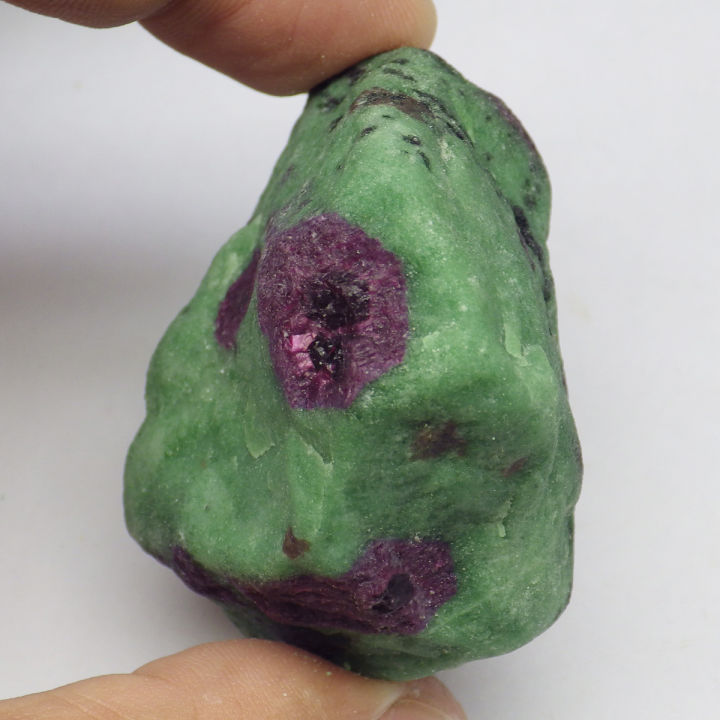 พลอย-ก้อน-รูบี้-ซอยไซต์-ธรรมชาติ-ดิบ-แท้-unheated-natural-ruby-in-zoisite-น้ำหนัก-713-กะรัต