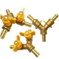 Y-shaped three-way valve brass gas three-way joint gas pipe gas distribution switch liquefied balloon valve