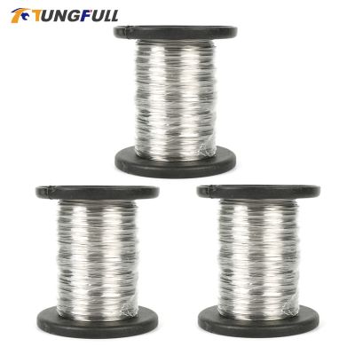 100m 304 Stainless Steel Wire Single Strand Fishing Hoisting Cable 0.1mm 0.2mm 0.3mm 0.4mm 0.5mm 0.6mm 0.8mm hard steel wire