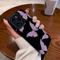 【Leather case/soft case/butterfly】เคส compatible for iPhone 7 8 plus se2020 11 12 13 14 pro max cas