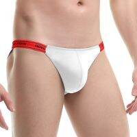 【YF】❉▥❁  Silk Mens G-string Thong Seamless Male Low-Rise Breathable Underpants Slit Thongs