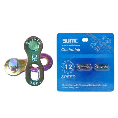 SUMC 2 Pairs Bicycle Chain Quick Link 6/7/8 9 10 11 12 Speed Missing Link Reusable MTB Road Bike Chain Magic Buckle Shimano/SRAM