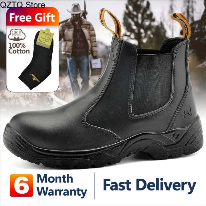 QZTQ Store 2021 Safetoe S3 Safety Shoes With Steel Toe Cap Light