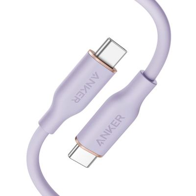 Anker 643 สาย USB-C เป็น USB-C (ไหล, ซิลิโคน) / PowerLine III Flow USB-C เป็น USB-C สายเคเบิล, สายซิลิโคนผูก