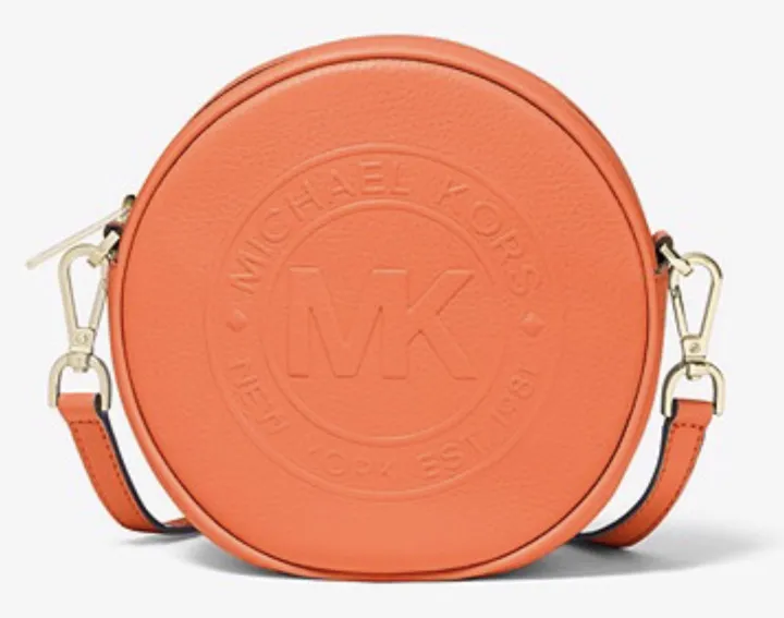 Michael Kors Fulton Small Logo Debossed Leather Canteen Crossbody Bag |  Lazada PH