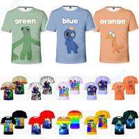 Kids Rainbow Friends Casual Short Sleeve T-Shirt Boys/Girls