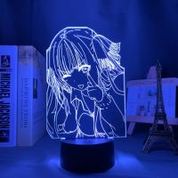 ﹊▤∏ The Quintessential Quintuplets Nino Nakano Led Night Light for Bedroom Decor Nightlight Birthday Gift Anime 3d Lamp Nino Nakano