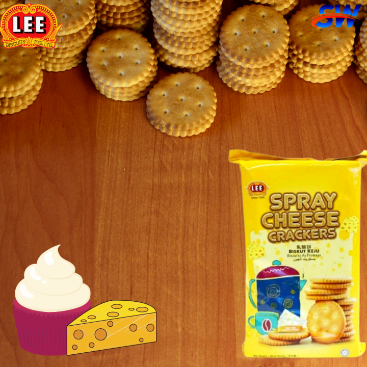 LEE Spray Cheese Cracker 165gm Lazada