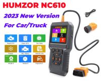 HUMZOR สแกนเนอร์ NC610รถยนต์ OBD รถบรรทุก2เครื่องเครื่องมือวินิจฉัยเครื่องยนต์รถความผิดปกติรองรับอินเตอร์เฟซ16/9อ่านรหัสวันที่สตรีม