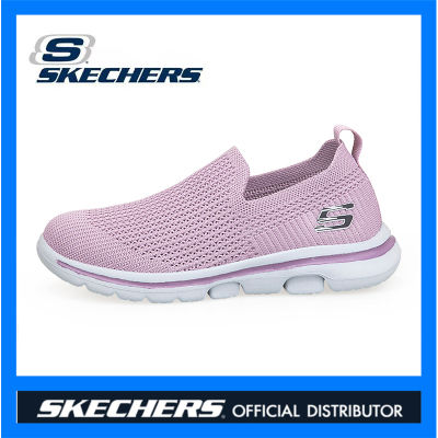 SKECHERS_Gowalk 4 - Achiever รองเท้าลำลองผู้หญิง รองเท้าที่ใส่สบาย Women Summer Parsdise Max Cushioning Lite On-the-GO Shoes - 136216-PINK - Air-Cooled Goga Mat