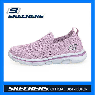 SKECHERS_Gowalk 4 - Achiever รองเท้าลำลองผู้หญิง รองเท้าที่ใส่สบาย Women Summer Parsdise Max Cushioning Lite On-the-GO Shoes - 136216-PINK - Air-Cooled Goga Mat