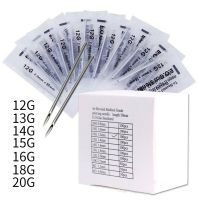 100PCS/Box Disposable 316 Steel Piercing Puncture Needles For Navel Nipple Ear Nose Lips Tattoo Supplies Kit Body Piercing Jewel