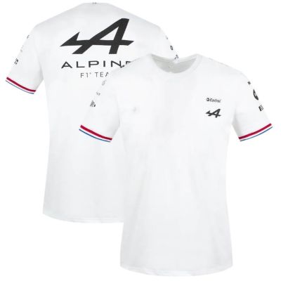 2023 Hot Sale F1 Formula One Alpine Team Alonso Blue Short Sleeve Mens And Womens Racing Spectator Summer 31 Aokang T-Shirt
