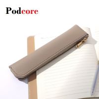 Flat Pencil Cosmetic Bag Makeup Pouch Bag Light Stationary Pocket Fashion Pencil Case for Girls