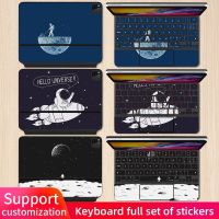 Magic keyboard skin for 2022 ipad pro6 12.9 11inch protection Cover sticker film for ipad Air 4 5th 2020 2021 Gradient full set Keyboard Accessories