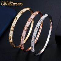 Cwwzircon เพชรสังเคราะห์ไมโครปูกุหลาบและสีเงินความรักงูเสือดาวสร้อยข้อมือกำไลพันข้อมือเปิดสำหรับผู้หญิง BG032ของขวัญ