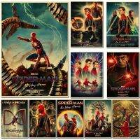 ☬℗ Spider Man Marvel Disney ภาพยนตร์โปสเตอร์ Living Retro Room รูปภาพ Cafe โปสเตอร์โมเดิร์นตกแต่ง Chambre Wall Decor ภาพวาดเด็ก