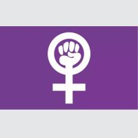 zwjflagshow  90x150cm Feminism flags with Purple Feminism flag banner 3x5ft custom pride gift home decoration