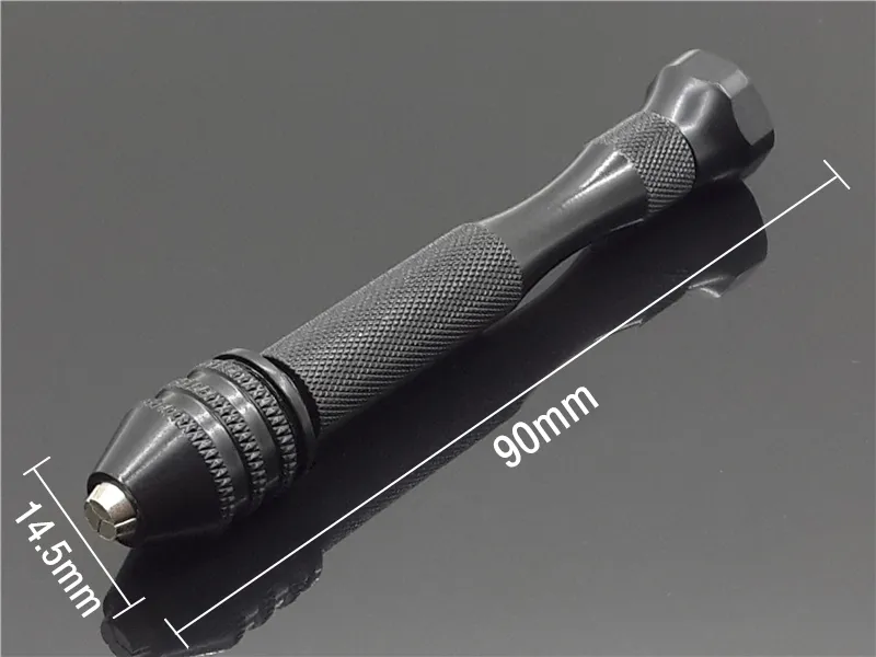 Mini Micro Aluminum 0.3-3.4mm Hand Drill With Keyless Chuck