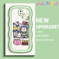 Jlingji เคสปลอกสำหรับ Samsung J7 Pro J7 2017 J7 2018การ์ตูนทอยสตอรี่ดีไซน์ใหม่ Colour ขอบคลื่นเคสมือถือกันกระแทกแบบใสนิ่มโปร่งใสลายกล้องถ่ายรูปเก๋ไก๋เคสป้องกันซิลิกาเจล