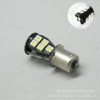 【cw】 Car LED Lamp Black Front Series Decoding 5050 18 Lamp Reversing Lamp Turn Signal Decoding Black Front 18LED ！