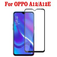 Full Cover Full Glue Tempered Glass For OPPO A12 Screen Protector 9H protective film For OPPO A12E glass