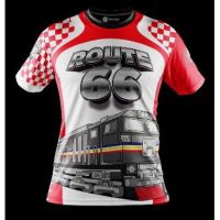 （Contact customer service to customize for you）Route 66 Dabong Gua Sublimation Tshirt / Baju Microfiber Jersi / Jersey Sublimation / Tshirt Jersey（Childrens Adult Sizes）