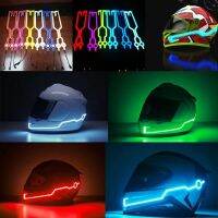 DIY HELMET LED แถบสะท้อนแสงไฟเย็นฟิล์ม?  ชุดหมวกกันน็อคติดไฟ LED ติดหมวกกันน็อค กันน้ำ สำหรับขี่รถจักรยานยนต์/ไฟสำหรับติดหมวกกันน็อค กระพริบ คู่หมวกกันน็อกมอเตอร์ไซค์การขี่ไฟ El Strip