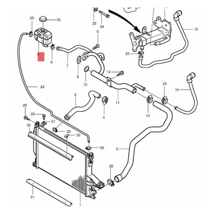 1 PCS Engine Coolant Recovery Expansion Water Tank White Car