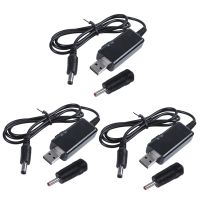 3X USB Boost Cable 5V Step Up To 9V 12V Adjustable Voltage Converter 1A Step-Up Volt Transformer DC Power Regulator Electrical Circuitry  Parts