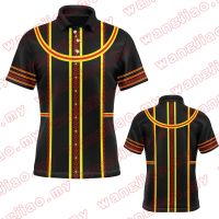 Summer New Malaysia Element POLO shirt men T-shirt dusun 3d Printing Indigenous wind fashion Casual  Short Sleeve Lapel shirt tops