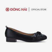Giày búp bê Zucia mũi vuông hoạ tiết nơ xoắn - GTH27